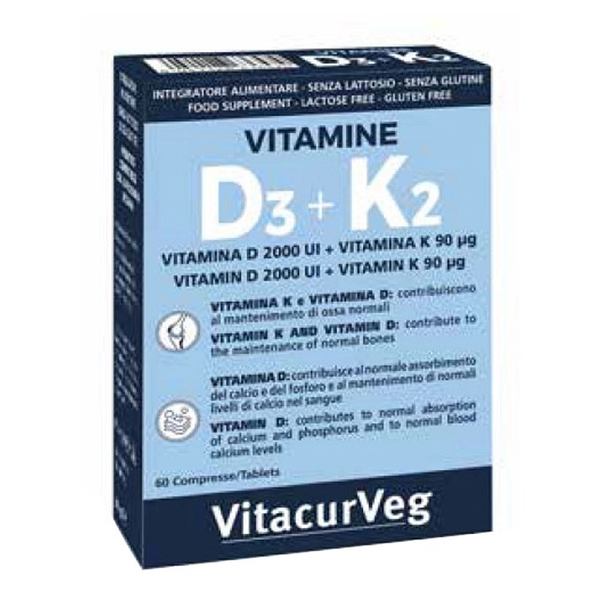 Vitamine D3+K2 60 Compresse