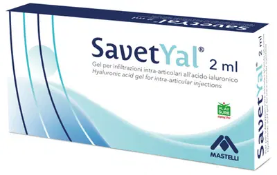 SIRINGA INTRA-ARTICOLARE PRERIEMPITA SAVETYAL ACIDO IALURONICO 40MG 2 ML SIRINGA INTRA-ARTICOLARE PRERIEMPITA SAVETYAL ACIDO IALURONICO 40MG 2 ML
