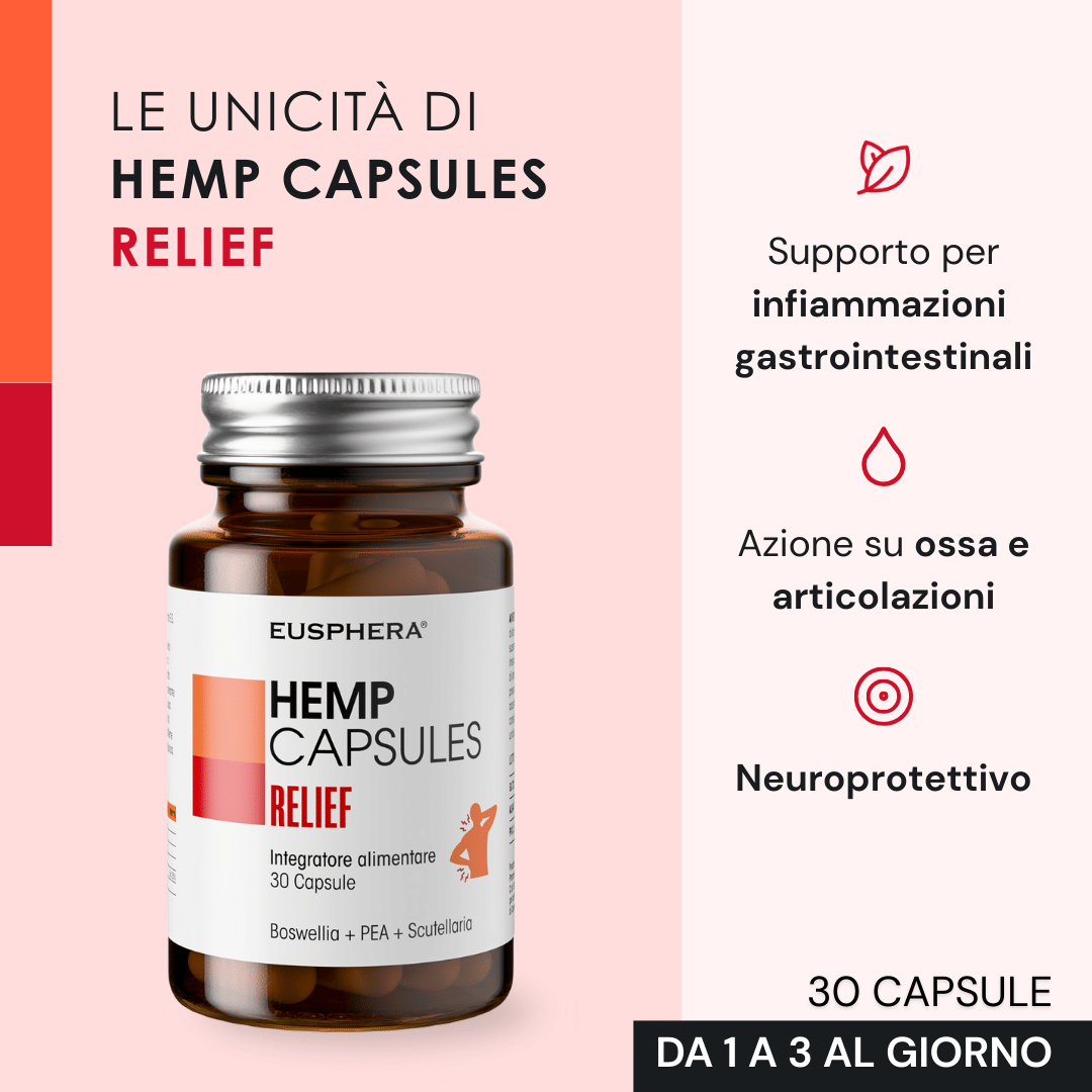 EUSPHERA Hemp capsules Relief 