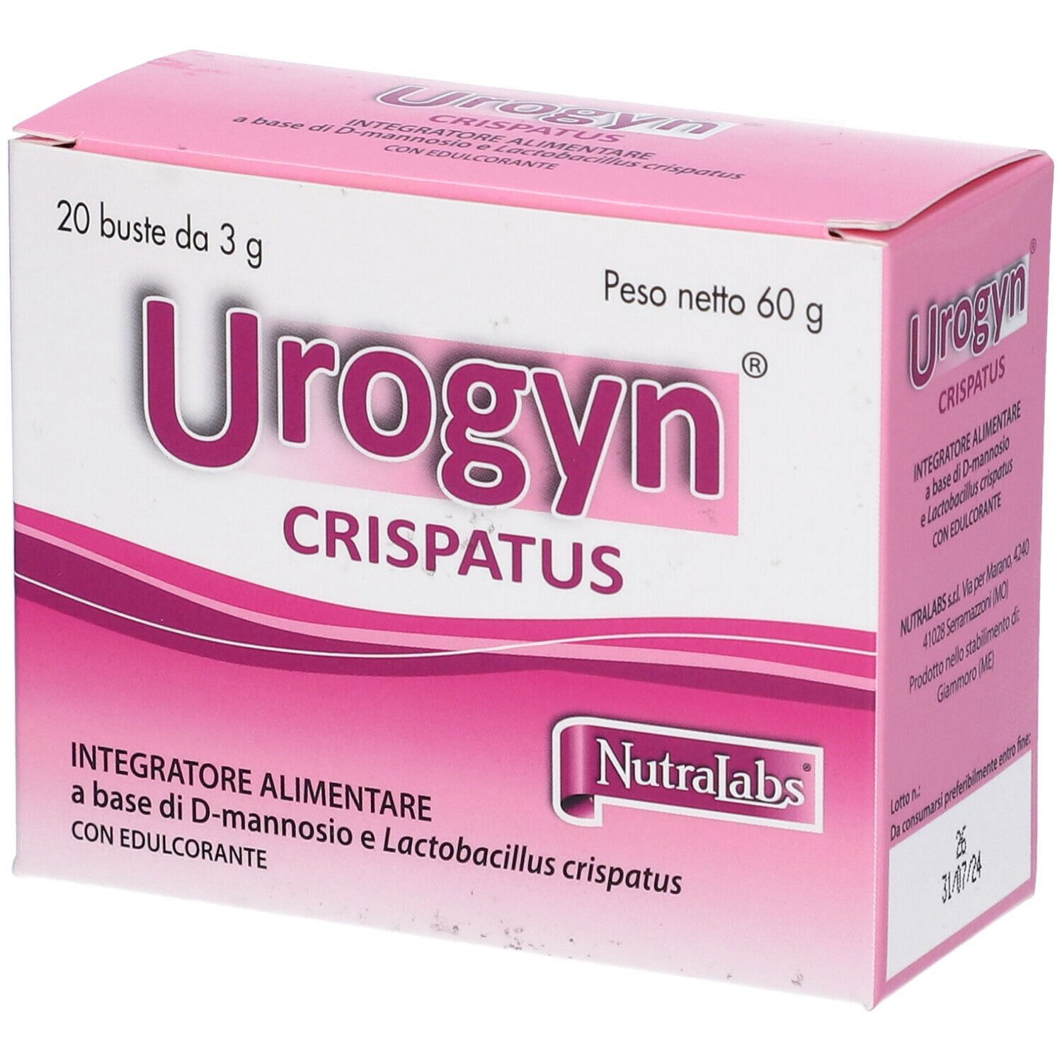 Urogyn Crispatus 20 Bustine 3 G