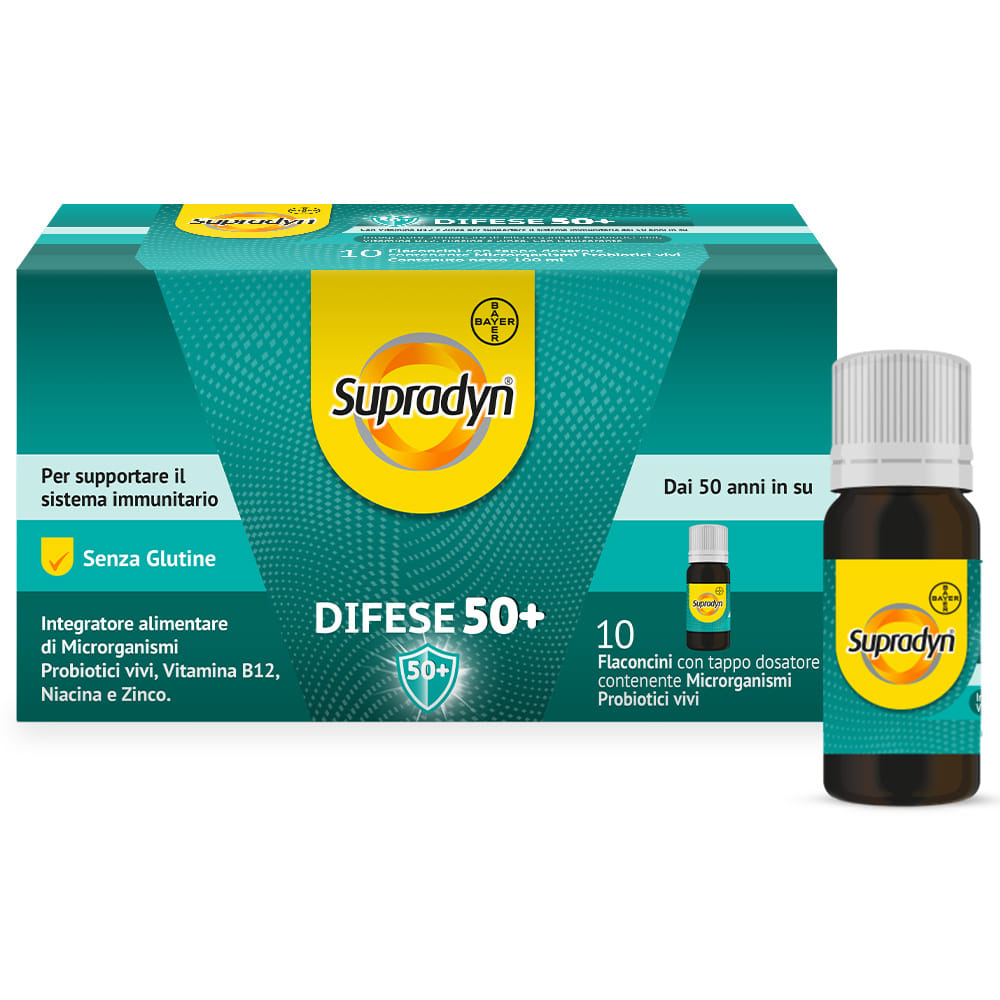 SUPRADYN DIFESE 50+ 10 FLACONCINI 10 ML