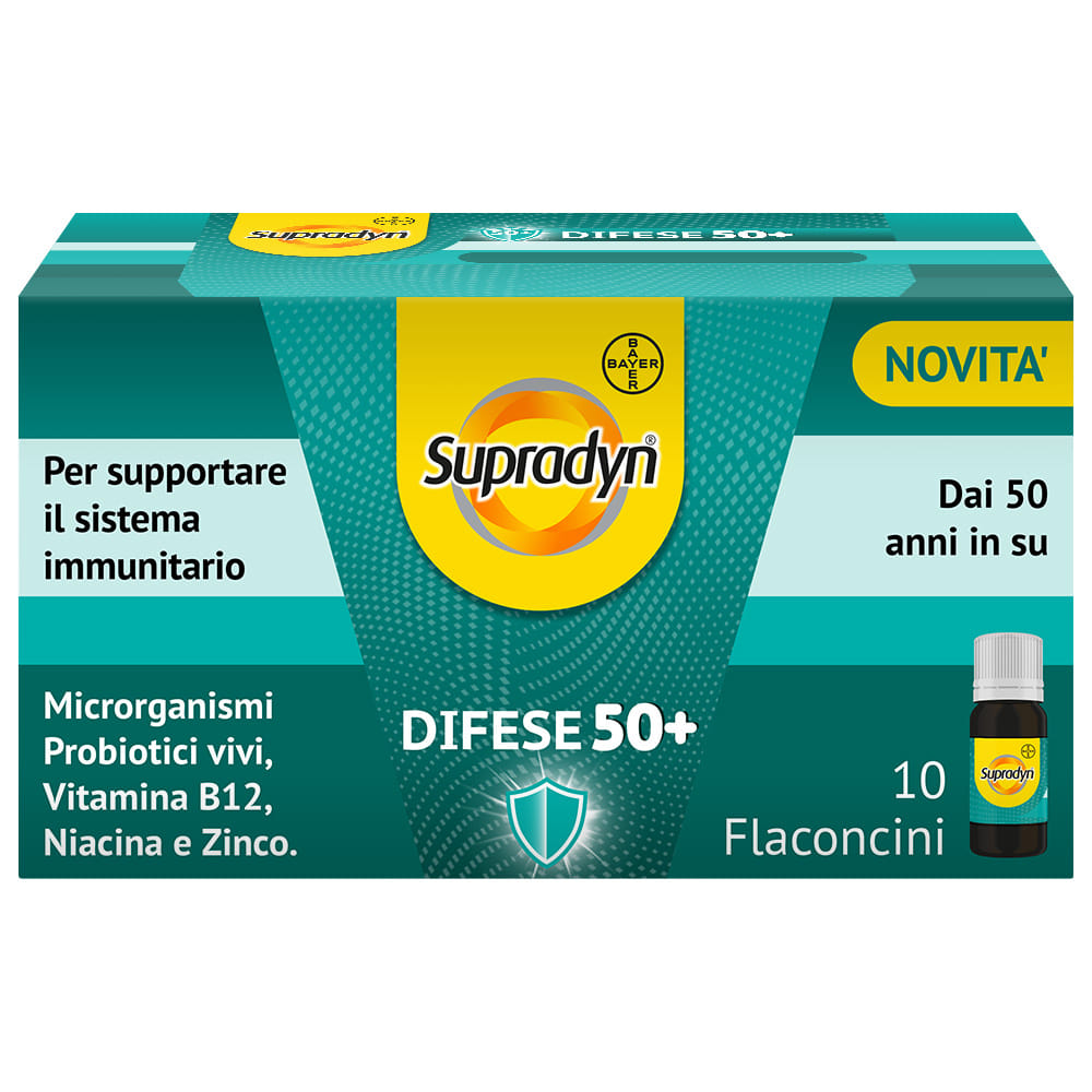 SUPRADYN DIFESE 50+ 10 FLACONCINI 10 ML