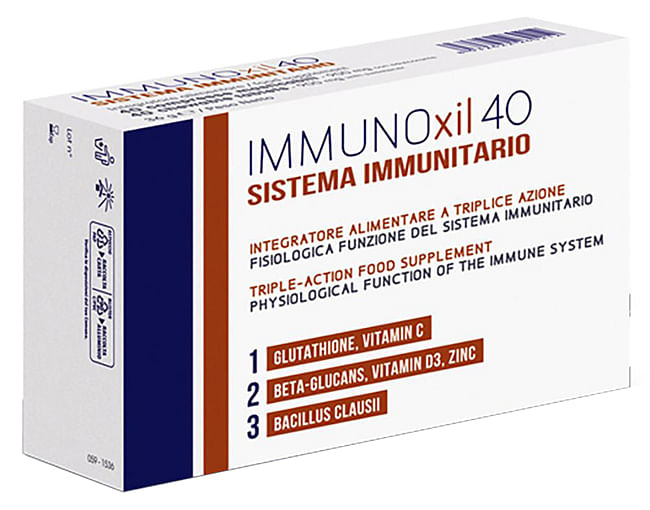 Immunoxil 40 Sistema Immunitario 40 Compresse Masticabili