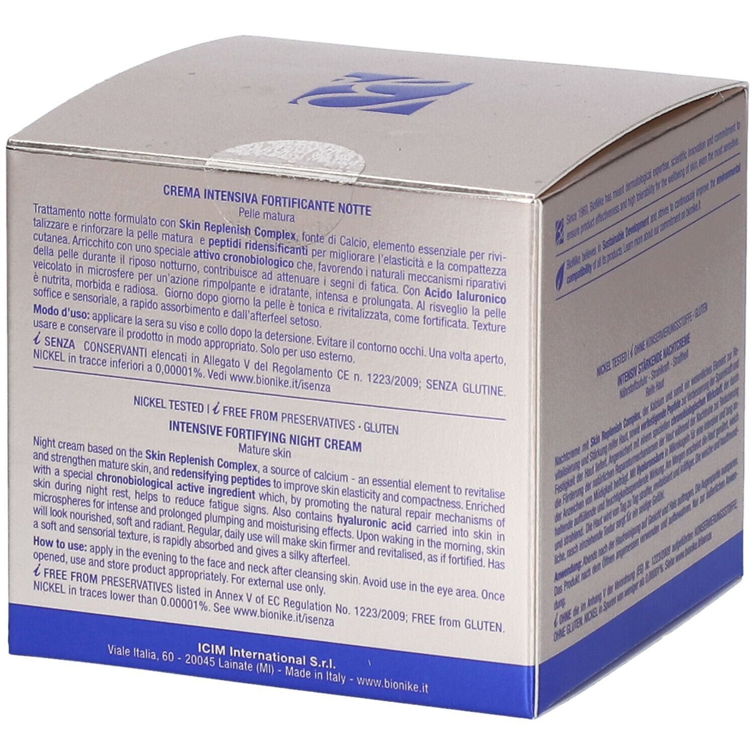 DEFENCE MY AGE GOLD CREMA INTENSIVA FORTIFICANTE NOTTE 50 ML