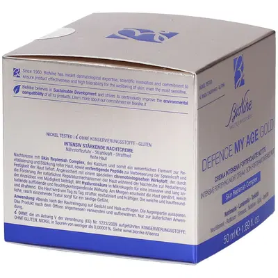 DEFENCE MY AGE GOLD CREMA INTENSIVA FORTIFICANTE NOTTE 50 ML DEFENCE MY AGE GOLD CREMA INTENSIVA FORTIFICANTE NOTTE 50 ML