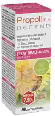 PROPOLI MIX DEFEND SPRAY ORALE JUNIOR ANALCOLICO 30 ML GUSTO FRAGOLA
