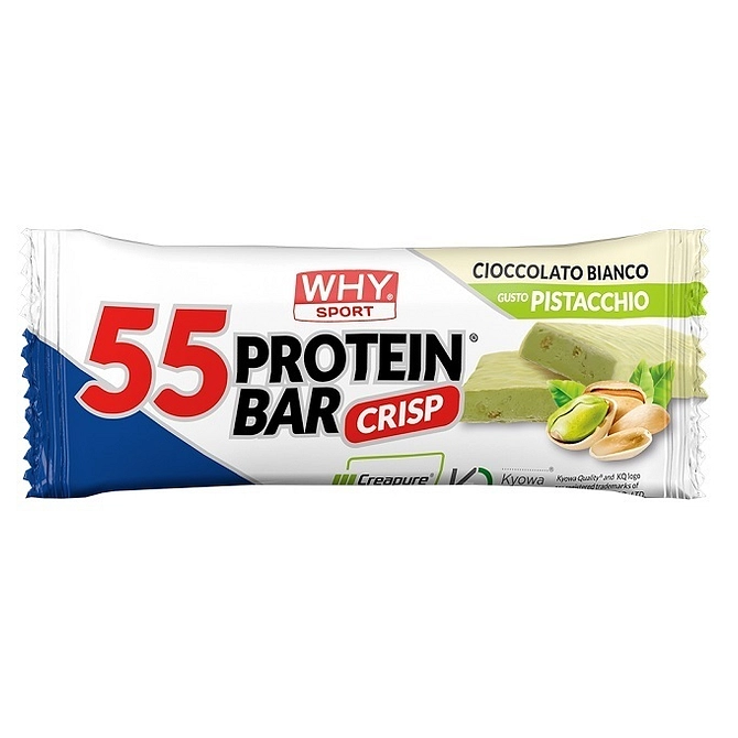 Whysport 55 Protein Bar Cioccolato Bianco Pistacchio 55 G
