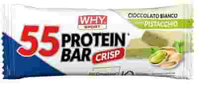 WHYSPORT 55 PROTEIN BAR CIOCCOLATO BIANCO PISTACCHIO 55 G