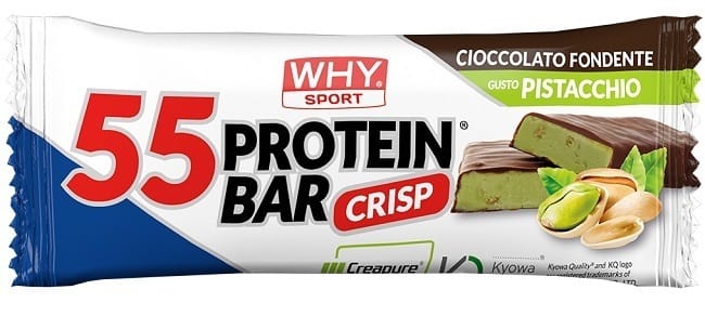 WHYSPORT 55 PROTEIN BAR CIOCCOLATO FONDENTE PISTACCHIO 55 G