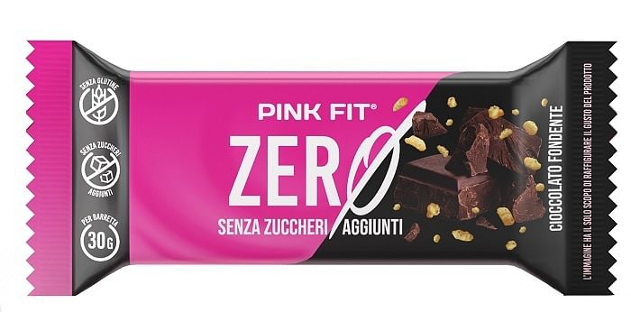 Pink Fit Bar Zero Cioccolato Fondente 30 G