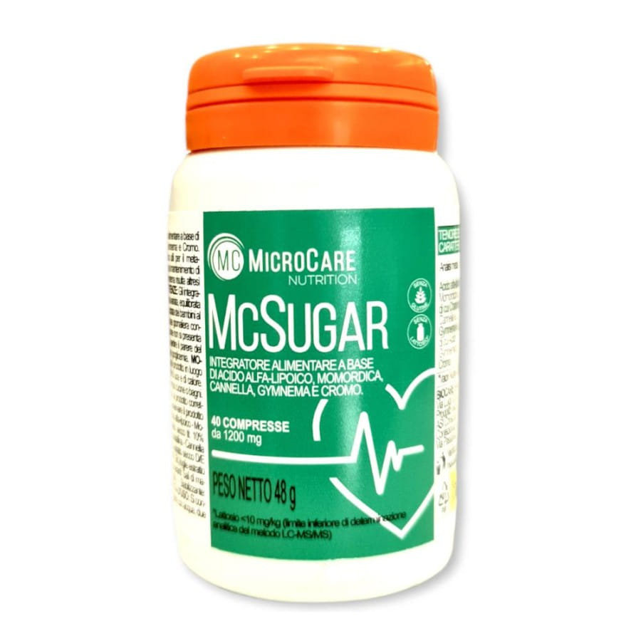 MICROCARE NUTRITION MC SUGAR 40 COMPRESSE DA 1200 MG