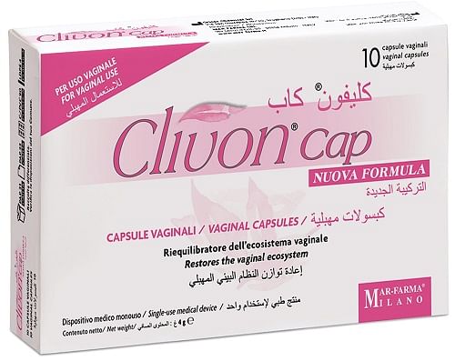 Clivon Cap Nuova Formula 10 Capsule Vaginali