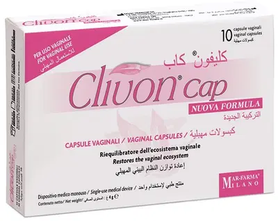 CLIVON CAP NUOVA FORMULA 10 CAPSULE VAGINALI CLIVON CAP NUOVA FORMULA 10 CAPSULE VAGINALI