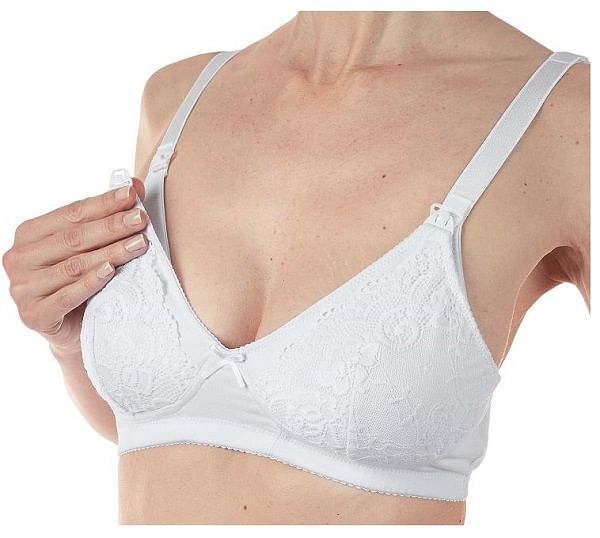 Mammy Reggiseno Cotone Allattamento White 3 C