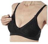 MAMMY REGGISENO COTONE ALLATTAMENTO BLACK 3C
