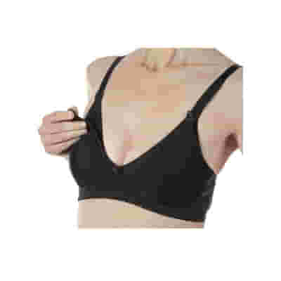 MAMMY REGGISENO COTONE ALLATTAMENTO BLACK 3D