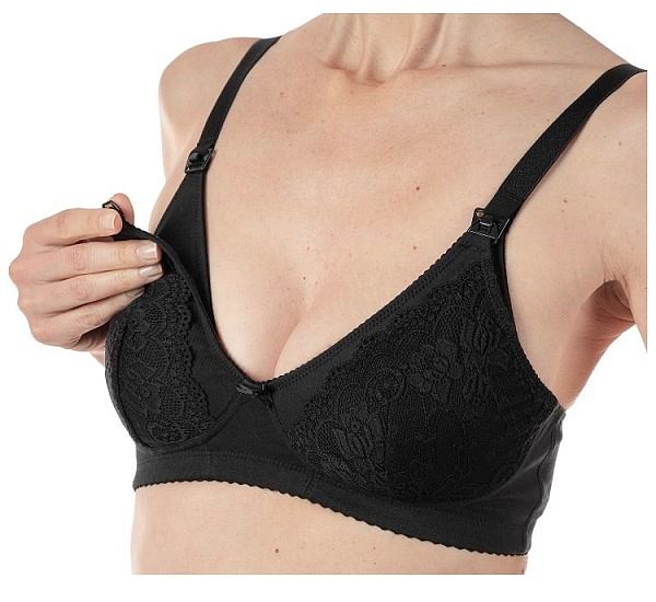 Mammy Reggiseno Cotone Allattamento Black 5 C