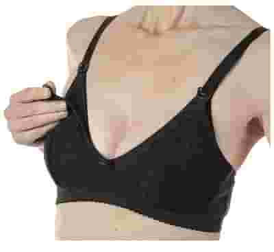 MAMMY REGGISENO COTONE ALLATTAMENTO BLACK 6C
