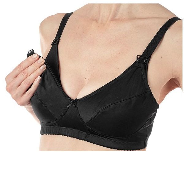 Mammy Reggiseno Microfibra Allattamento Black 3 C