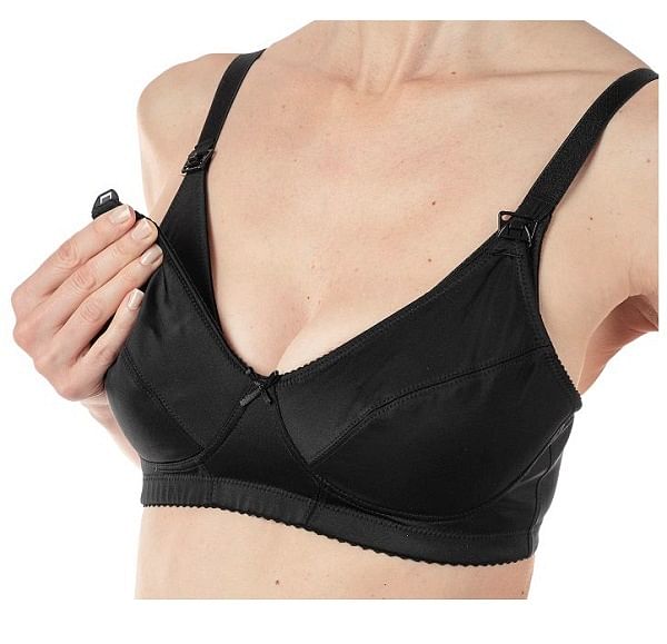 Mammy Reggiseno Microfibra Allattamento Black 4 C