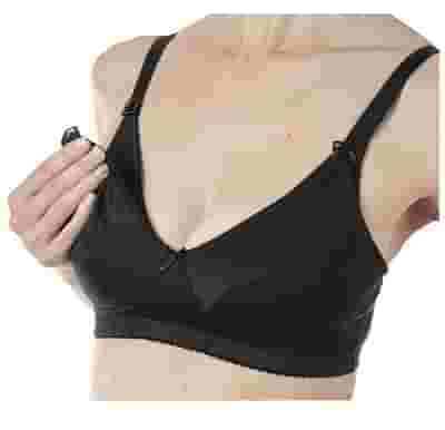 MAMMY REGGISENO MICROFIBRA ALLATTAMENTO BLACK 4C