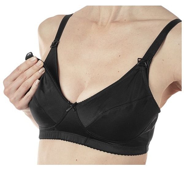 Mammy Reggiseno Microfibra Allattamento Black 4 D