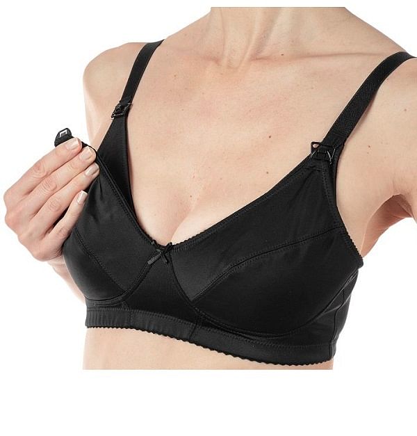 Mammy Reggiseno Microfibra Allattamento Black 5 D