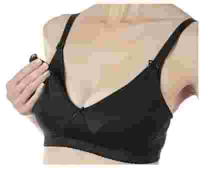 MAMMY REGGISENO MICROFIBRA ALLATTAMENTO BLACK 6C