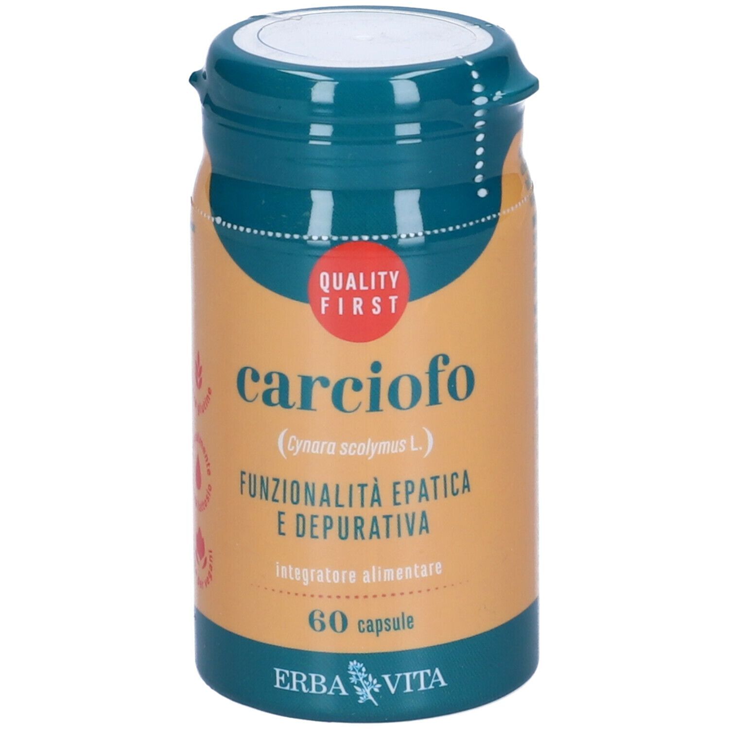 Erba Vita Carciofo Integratore Per Funzioni Epatiche E Digestive 60 Capsule