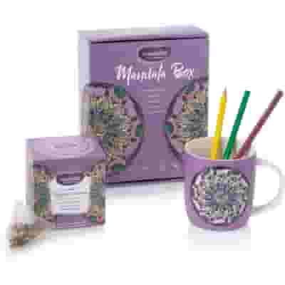 NEAVITA MANDALA BOX VIOLA FILTROSCRIGNO TIGLIO E LAVANDA MUG E KIT MANDALA