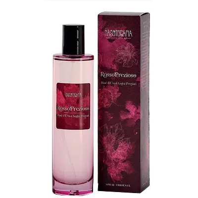NASOTERAPIA SPRAY AMBIENTE ROSSO PREZIOSO ROSE' D'UVA E LEGNI PREGIATI 100 ML NASOTERAPIA SPRAY AMBIENTE ROSSO PREZIOSO ROSE' D'UVA E LEGNI PREGIATI 100 ML