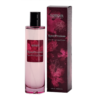 NASOTERAPIA SPRAY AMBIENTE ROSSO PREZIOSO ROSE' D'UVA E LEGNI PREGIATI 100 ML