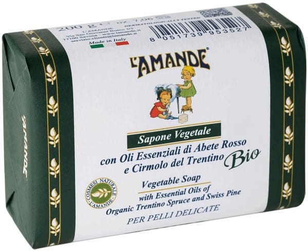 MARSEILLE SAPONE VEGETALE 200 G ABETE ROSSO CIRMOLO TRENTINO BIO