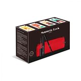 RVB LAB KIT MAGNETIC LOOK 2001 DON'T CRY ANYMORE MASCARA + MATITA OCCHI WATER RESISTANT NERA 50 + RED BEAUTY CASE