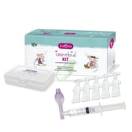 ISONEBIAL KIT PULIZIA CAVITA' NASALI 20 FLACONCINI MONODOSE 5 ML + SIRINGA LUER LOCK SOFT-JECK + AGO CANNULA + NEBULIZZATORE SPRAY