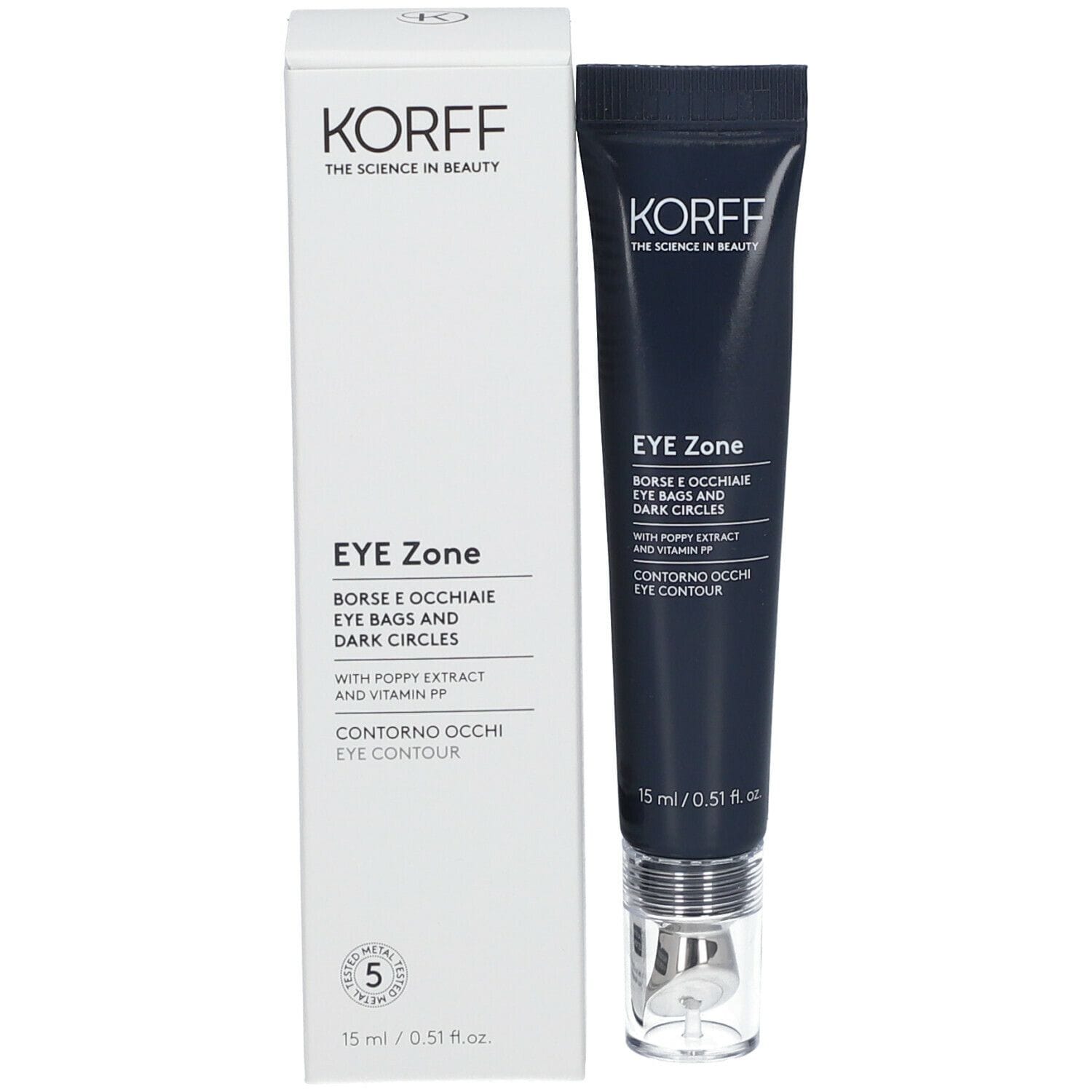 KORFF EYEZONE CONTORNO OCCHI BORSE OCCHIAIE 15 ML