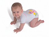 BODY 0-36M BIO COTTON 4SEASON D&D DINOSAURO ROSA