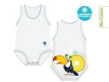 BODY 0-36M BIO COTTON SUMMER TROPICAL SUMMER TUCANO