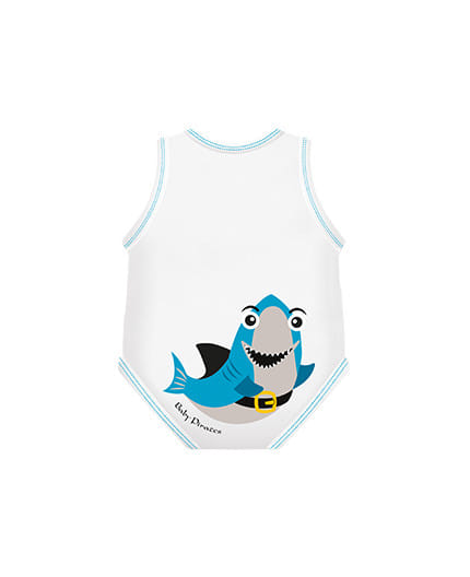 BODY 0-36M BIO COTTON SUMMER BABY PIRATES SQUALO