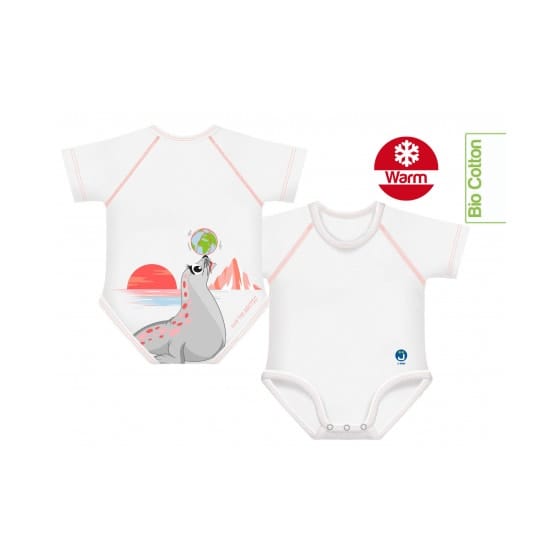 J Bimbi Warm Arctic - Body Neonato 0-36 Mesi Unisex Foca, 1 Body