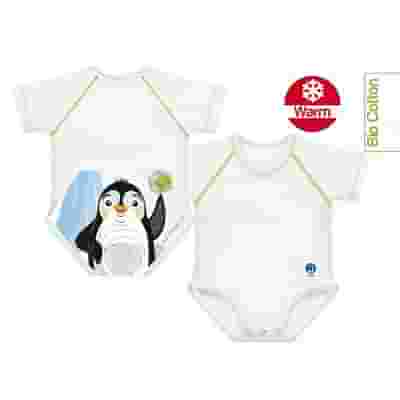 BODY 0-36M BIO COTTON WARM ARCTIC ADVENTURE PINGUINO