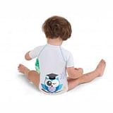 BODY 0-36M BIO COTTON 4SEASON OWL FRIENDS GUFO BLU 3 PEZZI