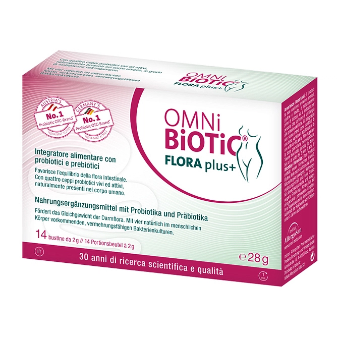 Omni Biotic Flora Plus+ 14 Bustine Da 2 G