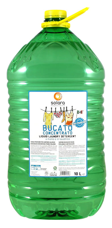 SOLARA BUCATO A MANO E LAVATRICE CONCENTRATO SENZA PROFUMO RICARICA 10000 ML