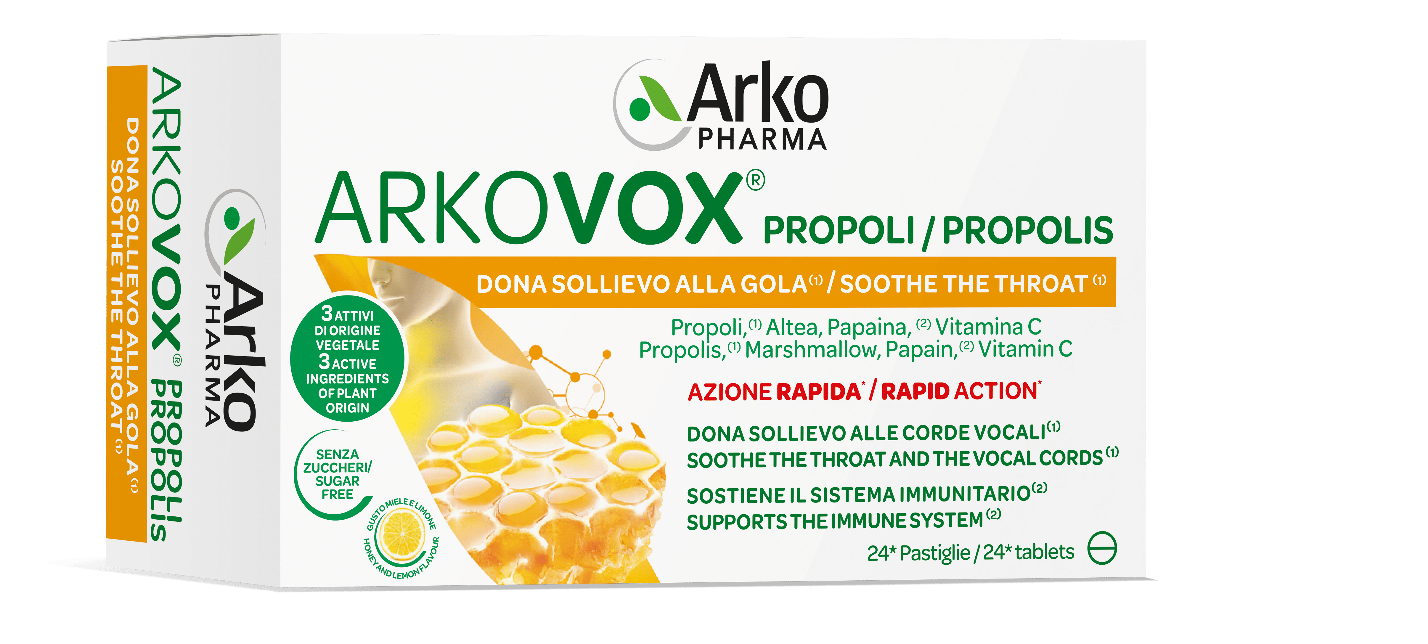 ARKOVOX PROPOLI MIELE/LIMONE 24 COMPRESSE