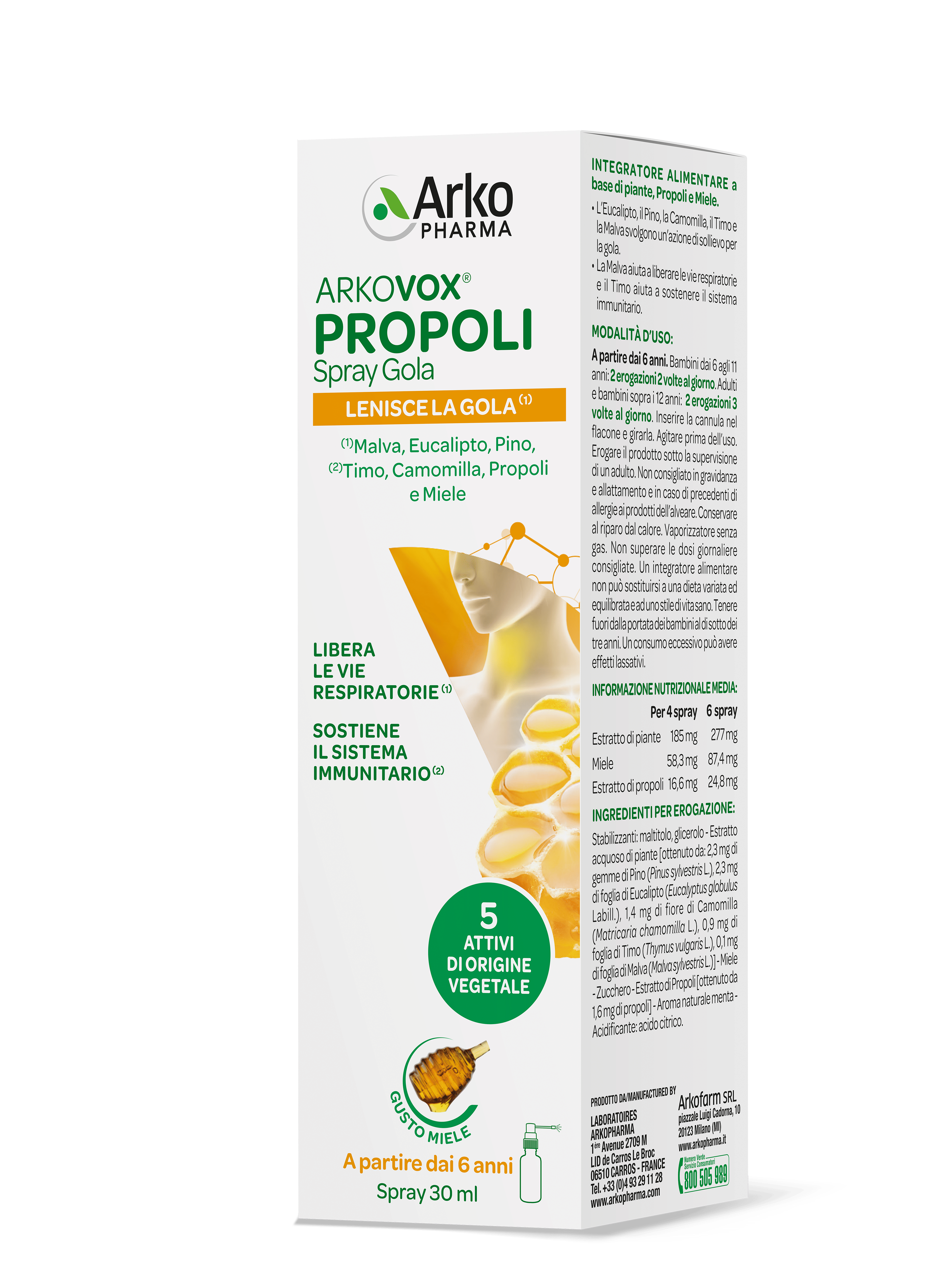 ARKOVOX PROPOLI SPRAY 30 ML