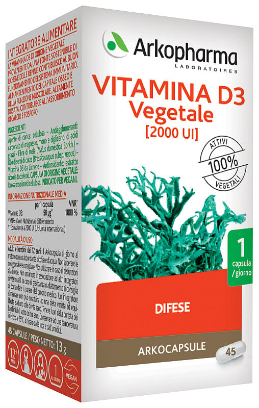 Arkocps Vitamina D3 Vegetale 45 Capsule