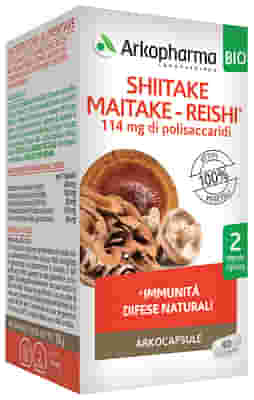 ARKOCAPSULE SHIITAKE MAITAKE REISHI BIO 40 CAPSULE
