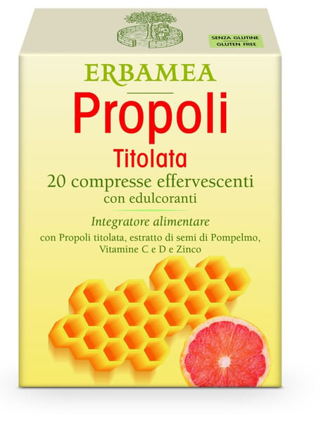 PROPOLI TITOLATA 20 COMPRESSE EFFERVESCENTI