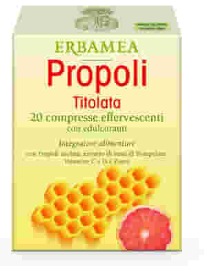 PROPOLI TITOLATA 20 COMPRESSE EFFERVESCENTI